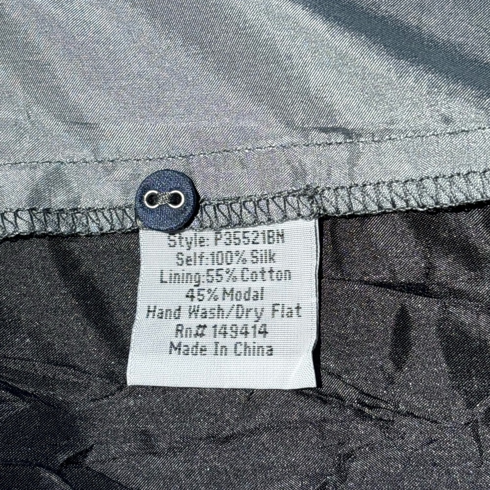 JOHNNY WAS 100% Silk Blue Resort Dress Pete&greta  ( With Tags ) - Picture 10 of 10